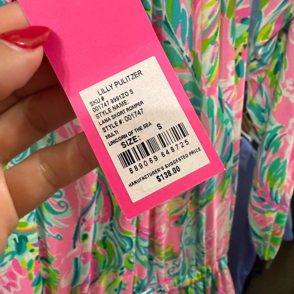 NWT Lilly Pulitzer Lana Skort Romper Size S - Picture 2 of 2